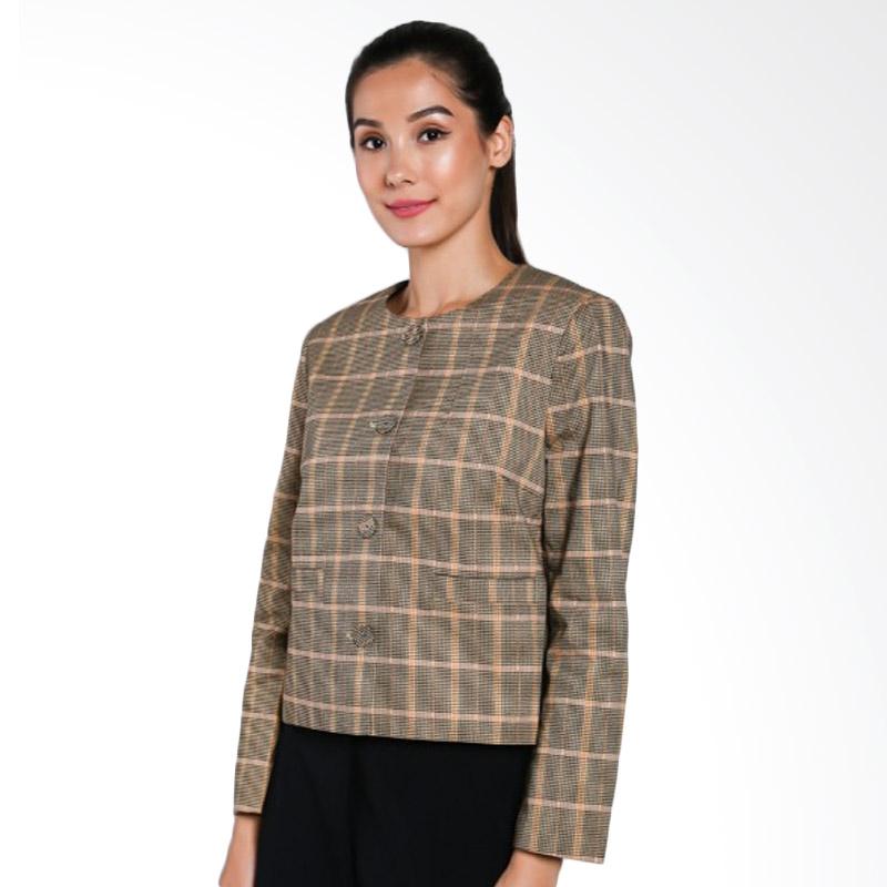 jual invio ij 1692 ck d choco ogra blazer wanita jual invio ij 1692 ck d choco ogra blazer wanita