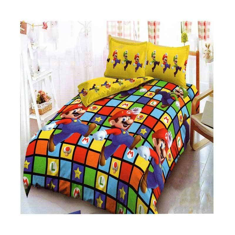 Jual Kintakun Dluxe Motif Super Mario Set Sprei [Single