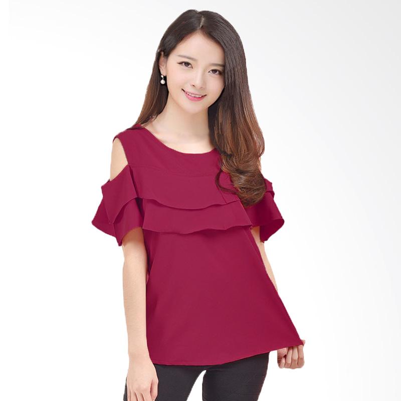jual jfashion gaya korea blouse atasan wanita nagoya fuschia harga kualitas jual jfashion gaya korea blouse atasan wanita nagoya fuschia harga kualitas