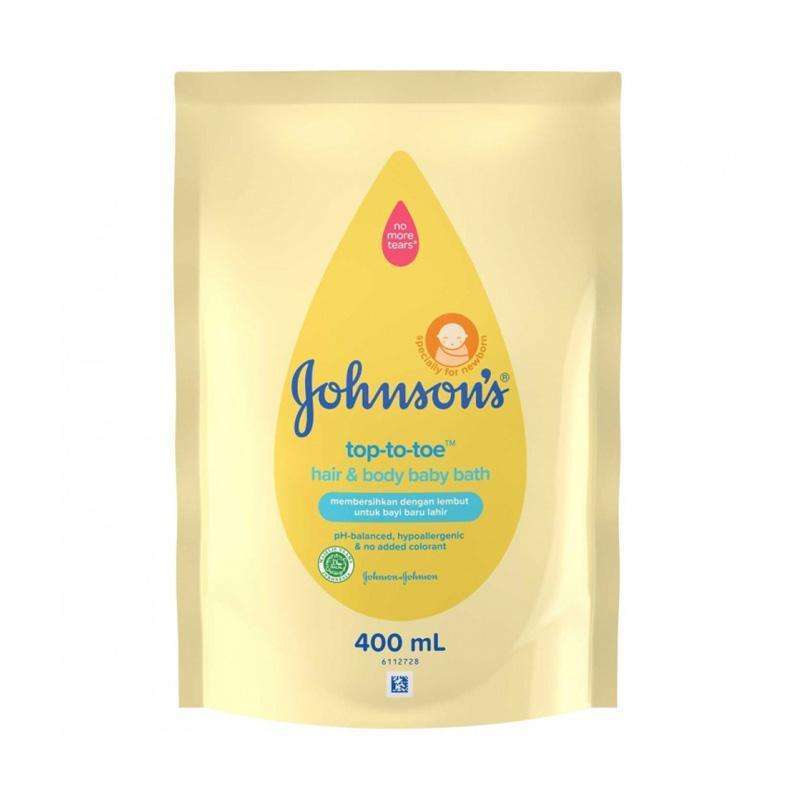 Jual Johnsons 2in1 Top To Toe Wash Baby Bath Hair and Body Sabun Mandi