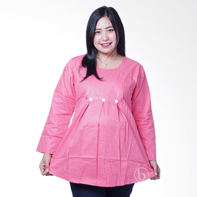 Jual Mama Hamil SJ 359 Devi Baju Blouse Ibu Hamil Pink Jual Mama Hamil SJ 359 Devi Baju Blouse Ibu Hamil Pink