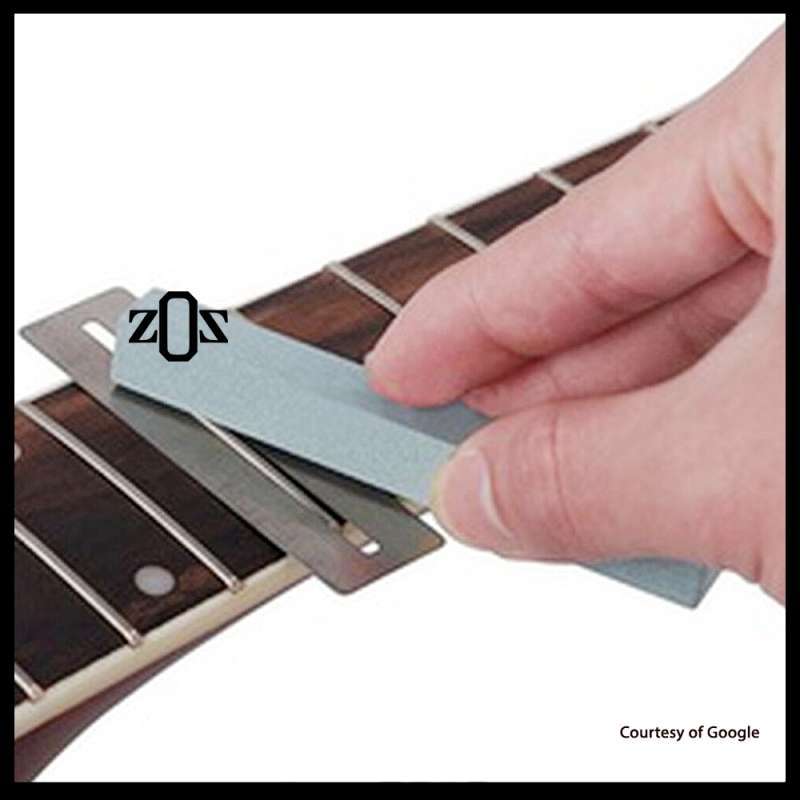 Jual Fret Fretwire Fretboard Guitar Stone Cleaning Sanding Polishing di