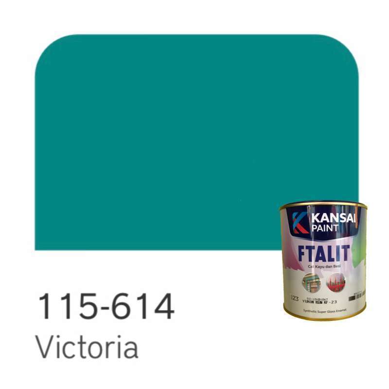 Promo Cat Kayu dan Besi Kansai Paint Ftalit 1 kg Victoria 614 Diskon