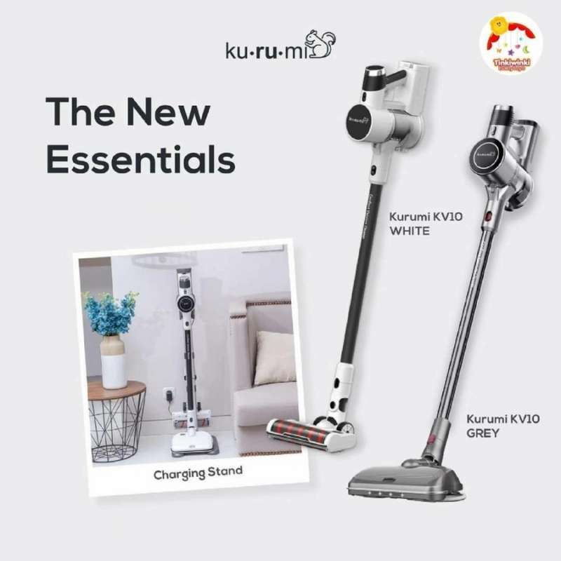 Promo [BUNDLE] Kurumi KV 10 Cordless Stick Vacuum Cleaner + Charging