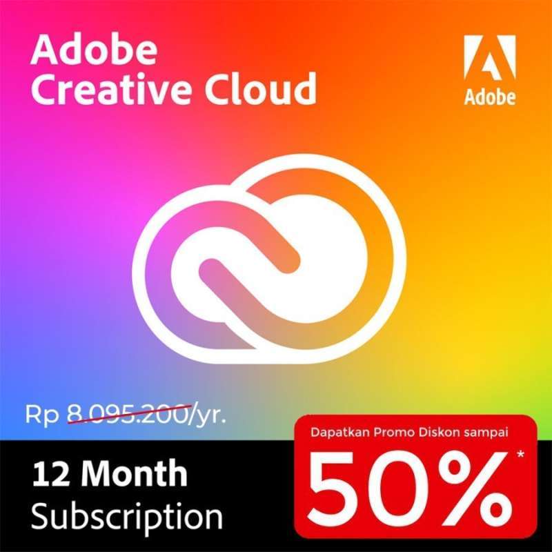 Jual Adobe Creative Cloud 1 tahun original annual plan di Seller og ...