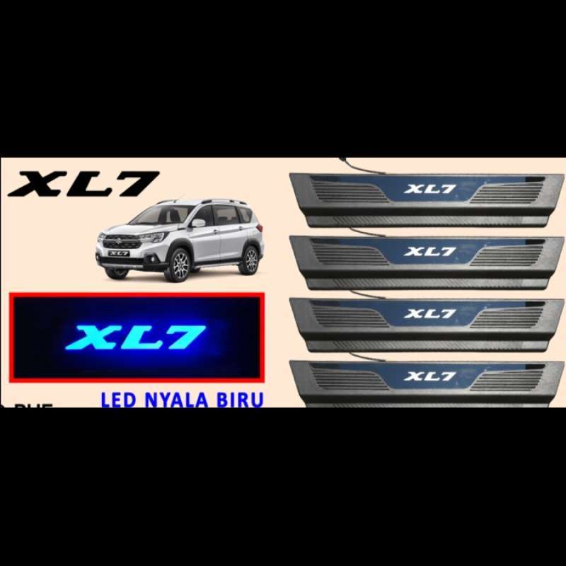 Promo Sill Plate Samping Full Body Lampu LED Mobil Suzuki XL7 Diskon 13