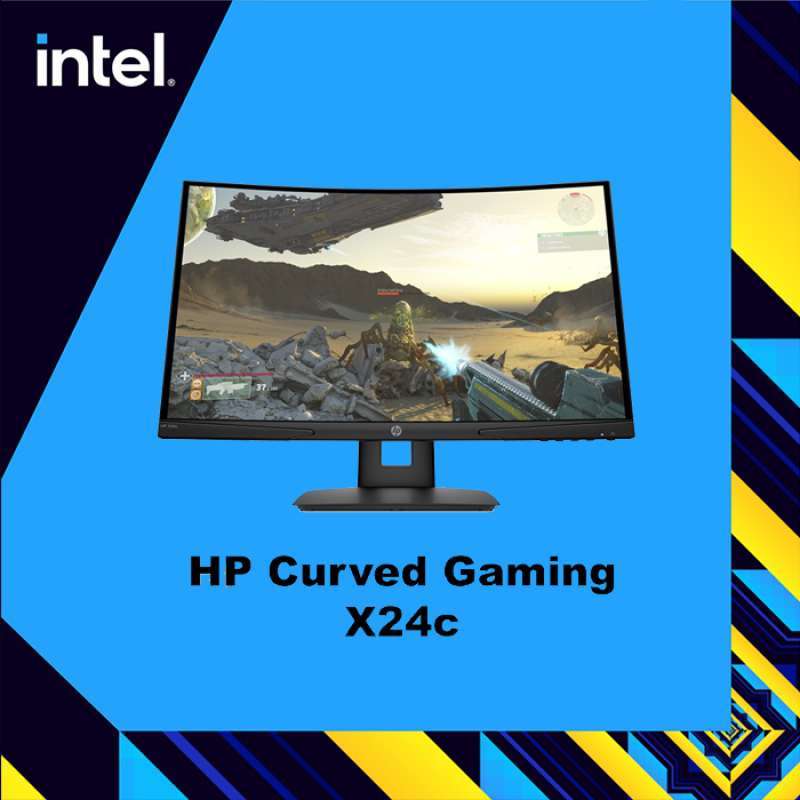 Jual HP X24c Curved Gaming Monitor/ 24 inch 1920 x 1080 / VA / 144 Hz