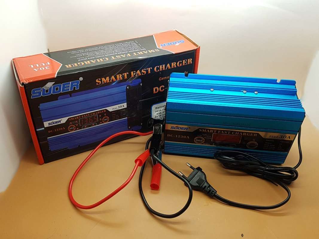 Jual Charger Aki Full 30a Suoer Dc-1230a With Display Indikator Di
