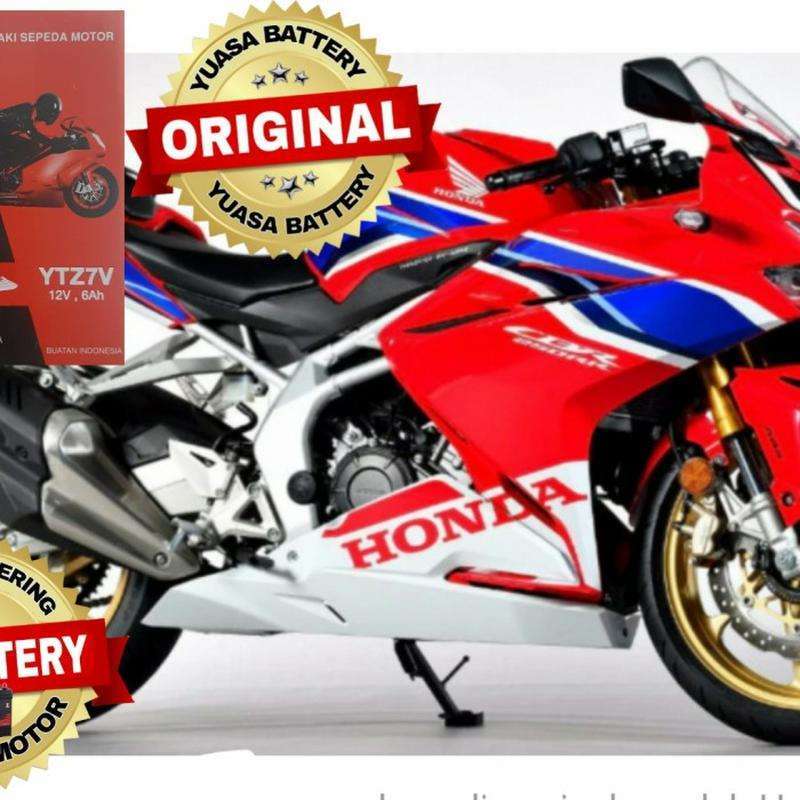 Jual Aki Kering Motor HONDA New CBR 250RR Original Yuasa Ytz7V 12V-6Ah