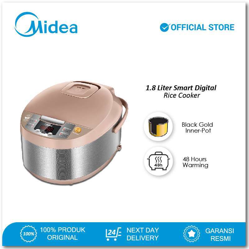 Jual MIDEA Digital Rice Cooker 1.8 Liter MRD5001 Brown di Seller