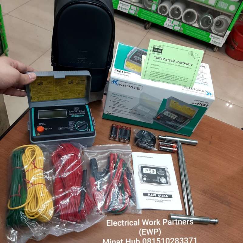 Jual MEGGER KYORITSU DIGITAL EARTH TESTER TIPE KEW 4105A di Seller EWP