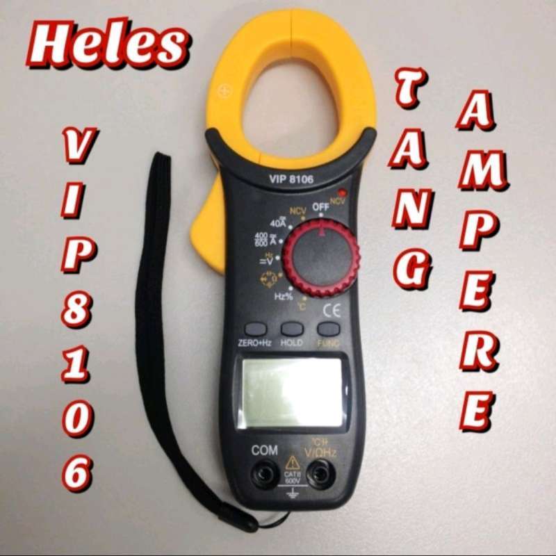 Jual TANG AMPERE MULTIMETER HELES DIGITAL VIP 8106 di Seller DeHome