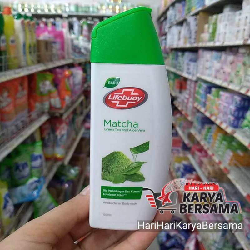Jual LIFEBUOY ANTIBACTERIAL BODY WASH MATCHA BOTOL 100ML di Seller