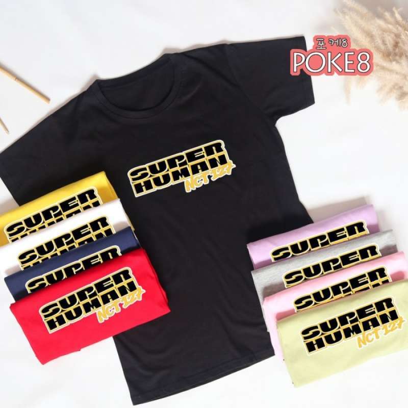 Jual NCT TEE 03 LOGO BESAR / KAOS BOYBAND KOREA / TSHIRT / TUMBLR