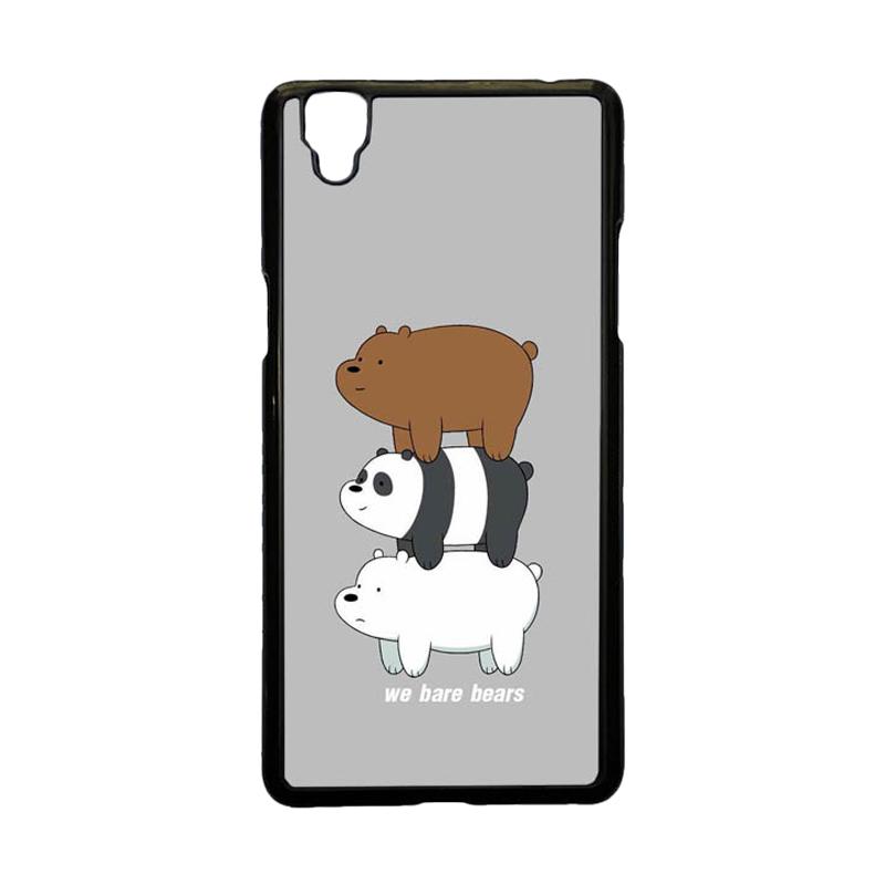 Bunnycase Brown Line L0041 Custom Hardcase For Casing OPPO R9 Plus