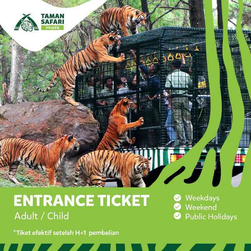 fasilitas tiket reguler taman safari prigen