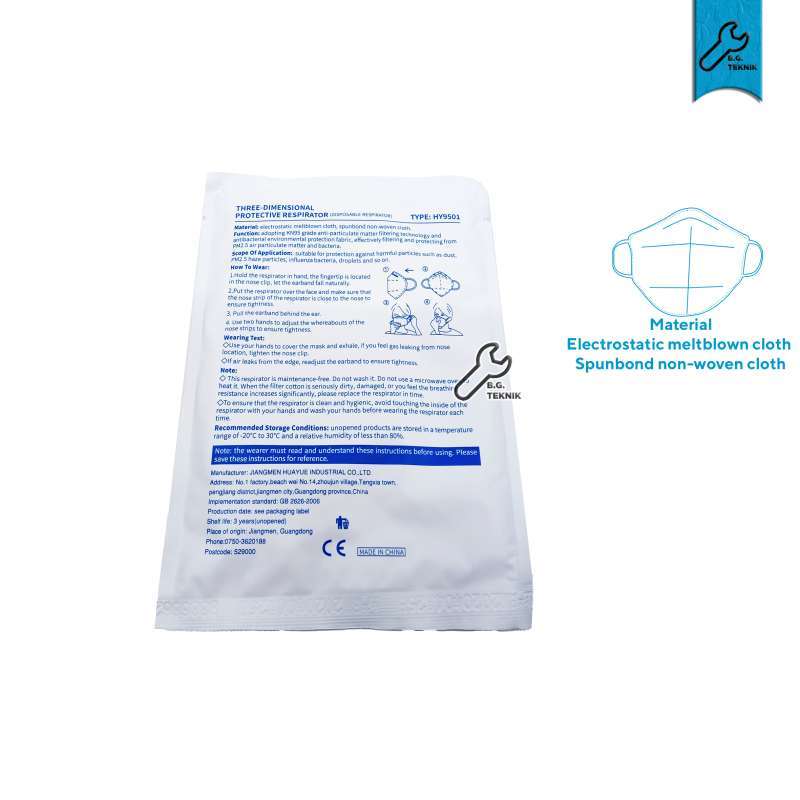 Jual [satuan] Masker Kn95 Dr Ray 5 Ply Di Seller Bang Teknik - Karang ...