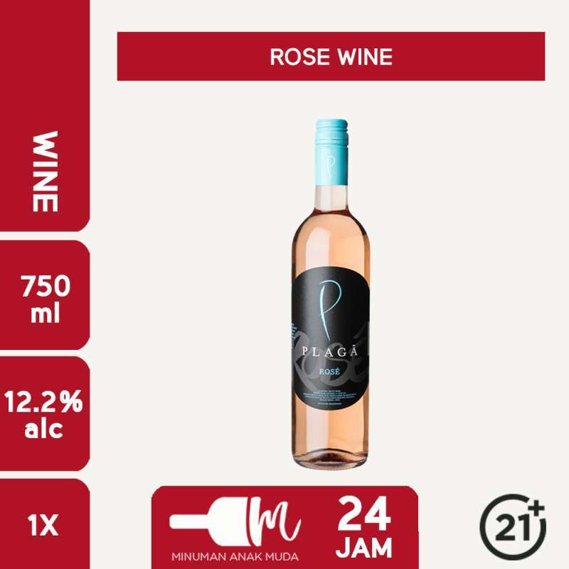 Promo Plaga Rose Wine 750ml Diskon 4 di Seller Minuman Anak Muda