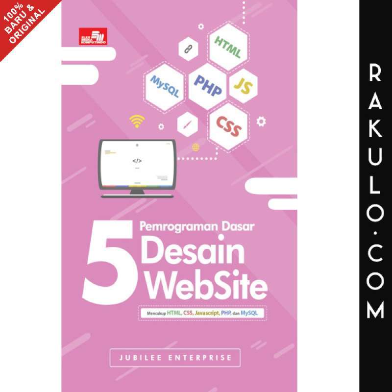 Jual Buku 5 Pemrograman Dasar Desain Website by Jubilee Enterprise di ...