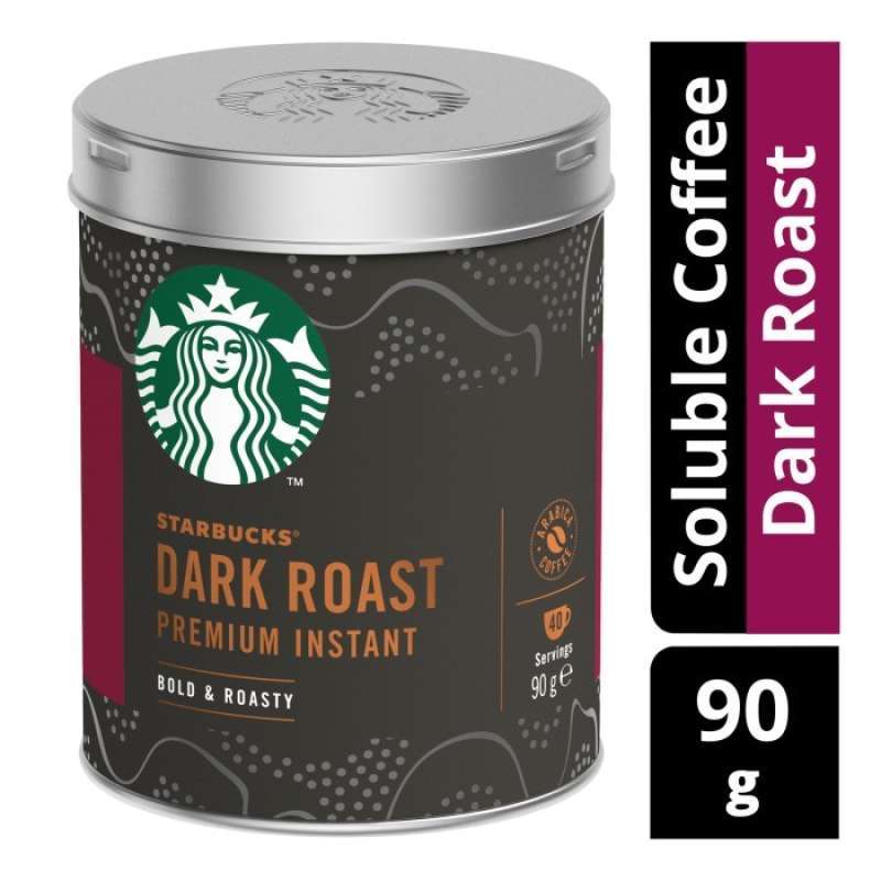 Jual Starbucks Premium Instant Coffee Dark Roast 90g di Seller