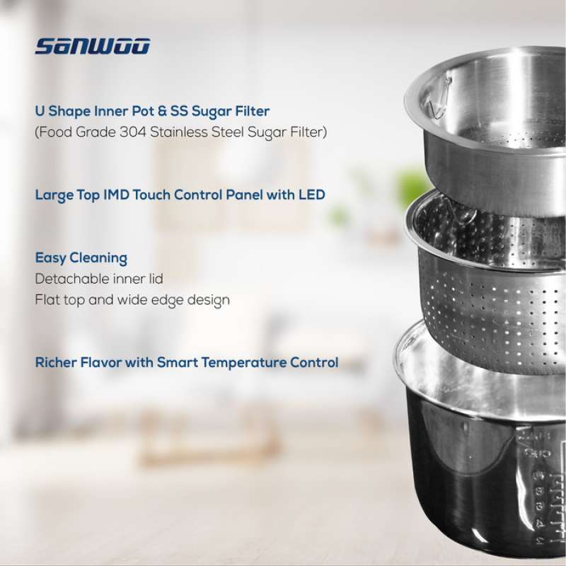 Jual Sanwoo Multifunction Low Sugar Rice Cooker di Seller Kumikaze Store Wijaya Kusuma, Kota