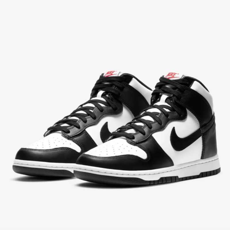 Jual NIKE Dunk High Black and White Women Sizing 13 di Seller