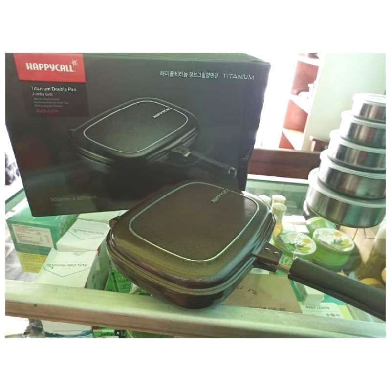 Jual Jual Happy Call Titanium Jumbo Grill Double Pan 30 Cm Di Seller Gunung Sejahtera Wijaya