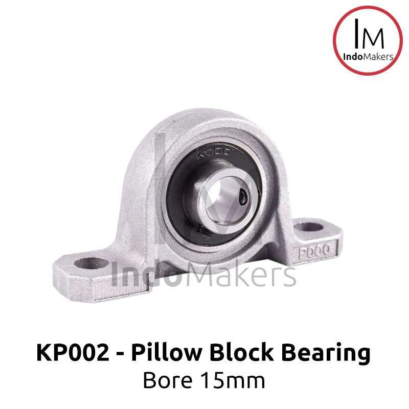 Jual KP002 Pillow Block Bearing 15mm Inner Diameter / Bore di Seller