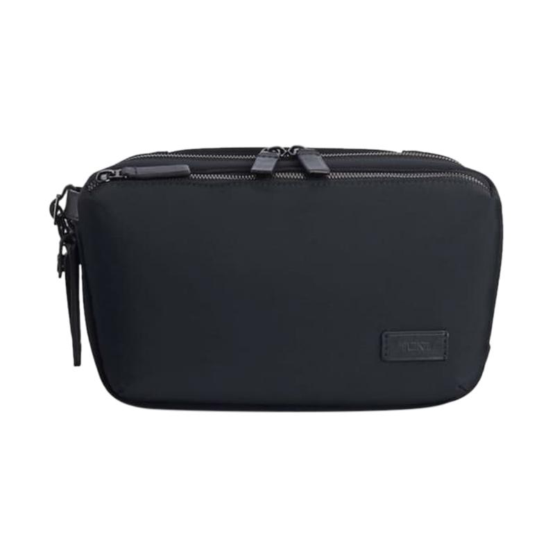 Jual TUMI Harrison Daniel Utility Pouch Waist Bag - Black