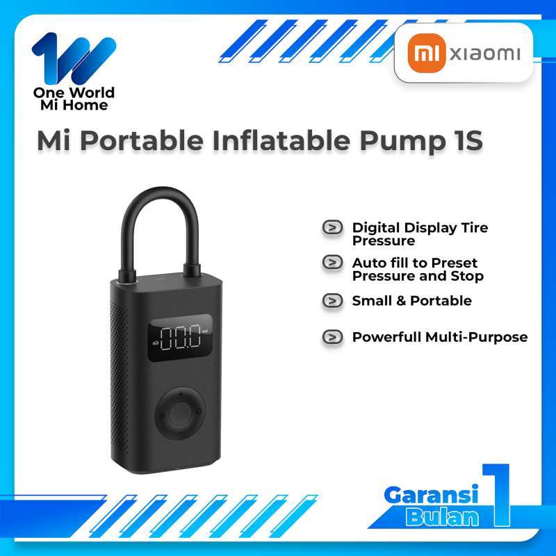 Jual Mijia Inflator 1S Digital Portable Electric Pump di Seller ...