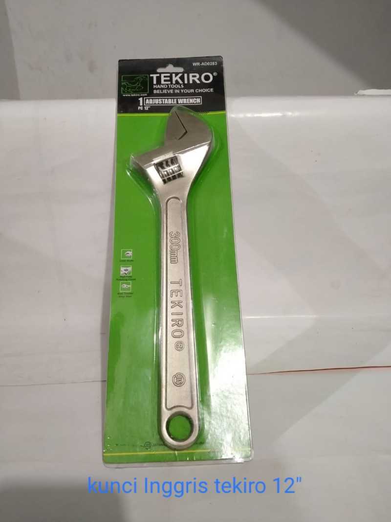 kunci inggris tekiro 12 adjustable wrench tekiro 12 inchi