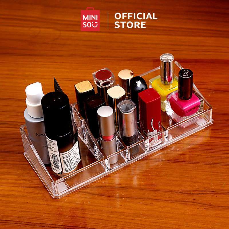 Jual MINISO Kotak Rak Tempat Lipstik Acrylic Lipstick Storange Berdiri