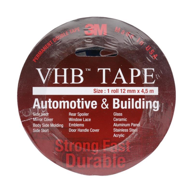 Jual 3M Double Tape 3M VHB Isolasi Ukuran 12 mm 4 5m