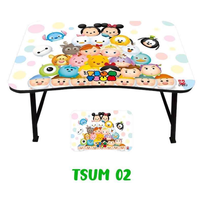 Jual MEJA BELAJAR ANAK KARAKTER LIPAT TSUMTSUM di Seller harjahade.id