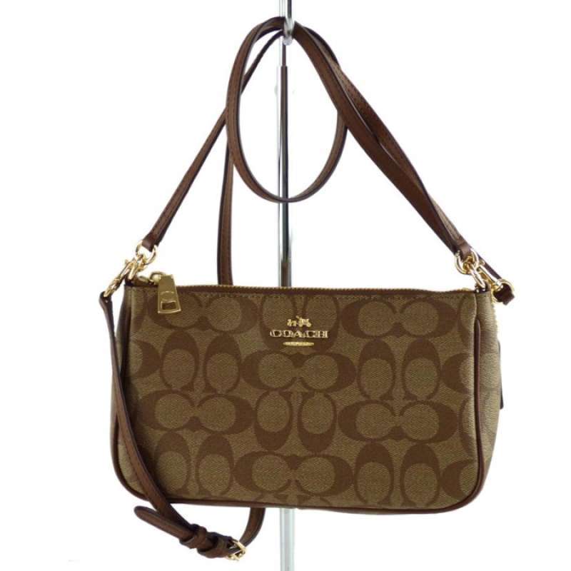 Jual Coach Top Handle Pouch Signature Top Handle 100 Original di Seller HH Gallery Blibli