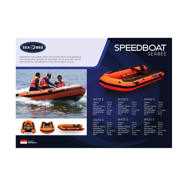 Jual SEABEE PVC Rubber Boat Perahu Karet [JABODETABEK