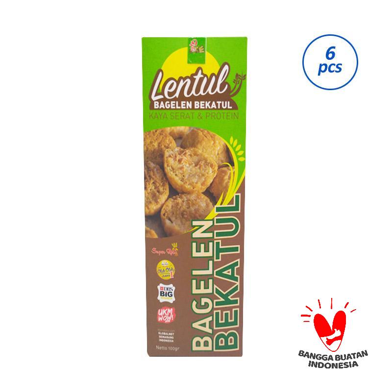 Jual Super Roti Lentul Bagelen Bekatul Rasa Garlic Makanan Kering [1 ...