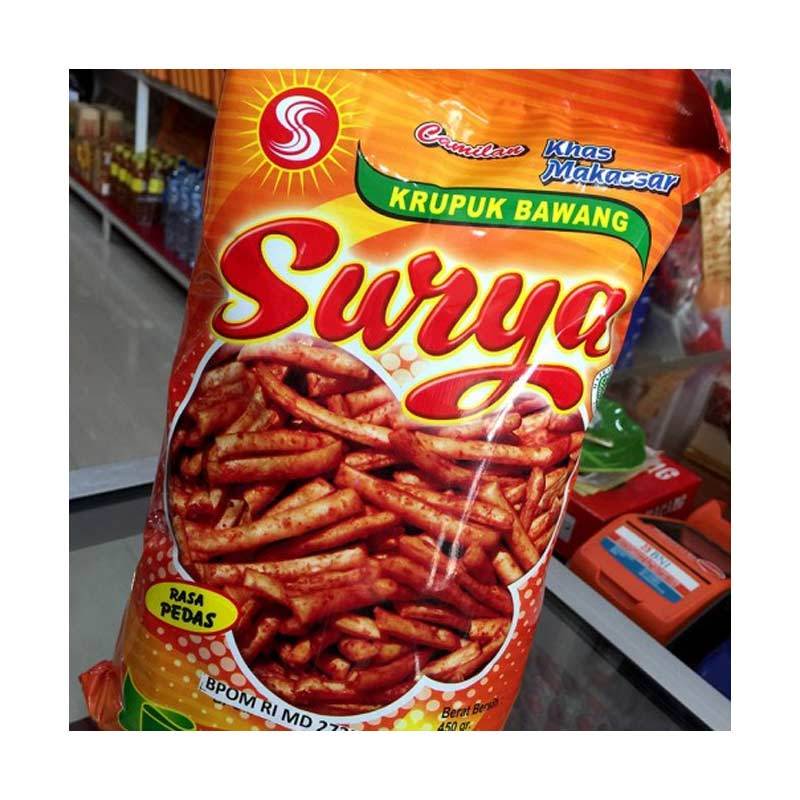 Jual Surya Cemilan Kerupuk Bawang [ 2 pcs] Online November 2020