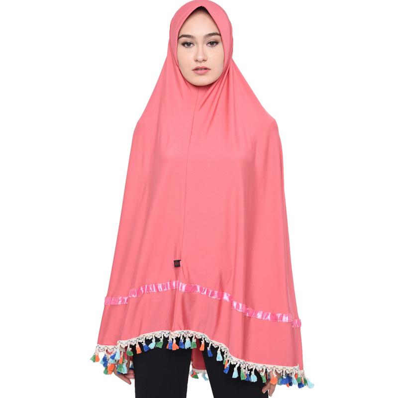Jual JAVA SEVEN JNE 018 Kerudung Wanita - Pink Semua Ukuran di Seller Nusantara Grosir