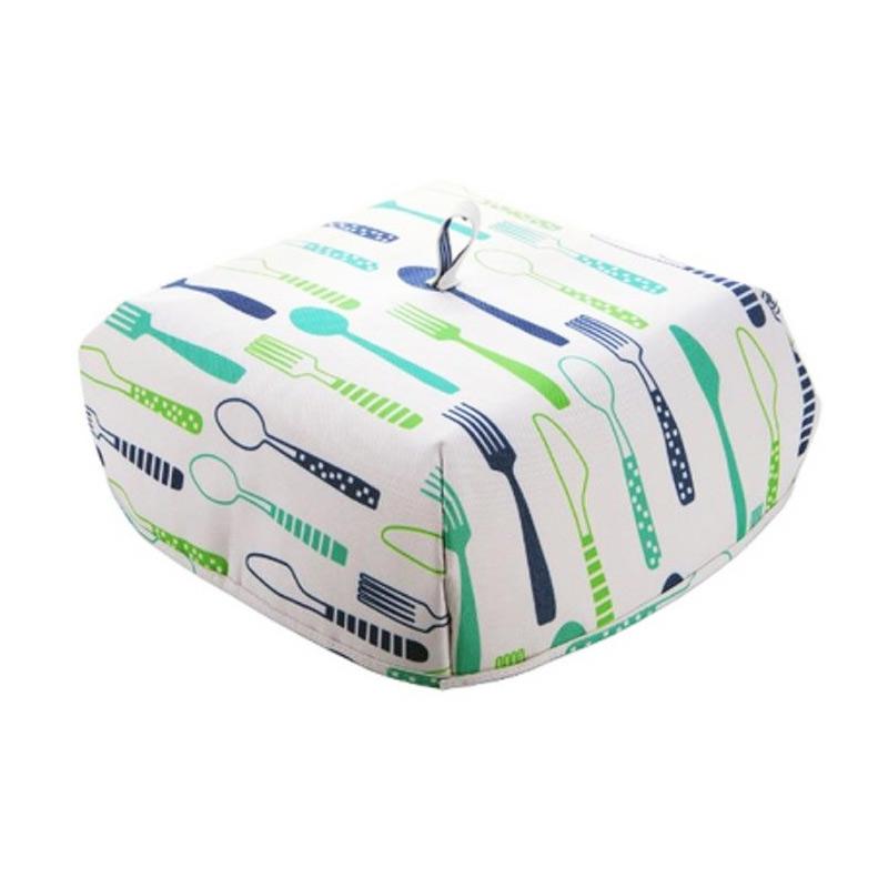 Jual Yangunik Motif Garpu Sendok Tudung Saji - Hijau