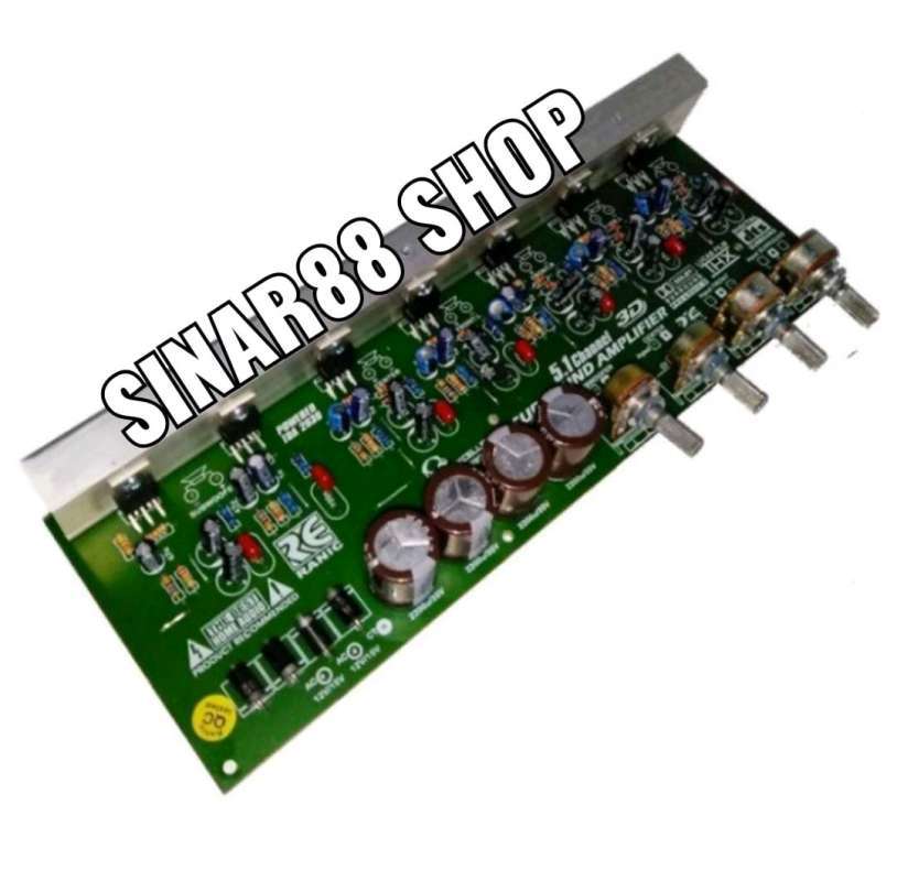 Jual KIT POWER ACTIVE HOME THEATER 5.1 SURROUND AMPLIFIER AKTIF HI FI