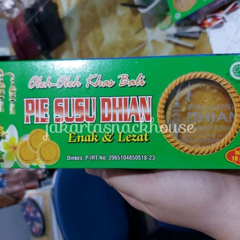 Jual PIE SUSU DHIAN OLEH OLEH KHAS BALI 1 DUS ISI 10PCS ASLI di Seller