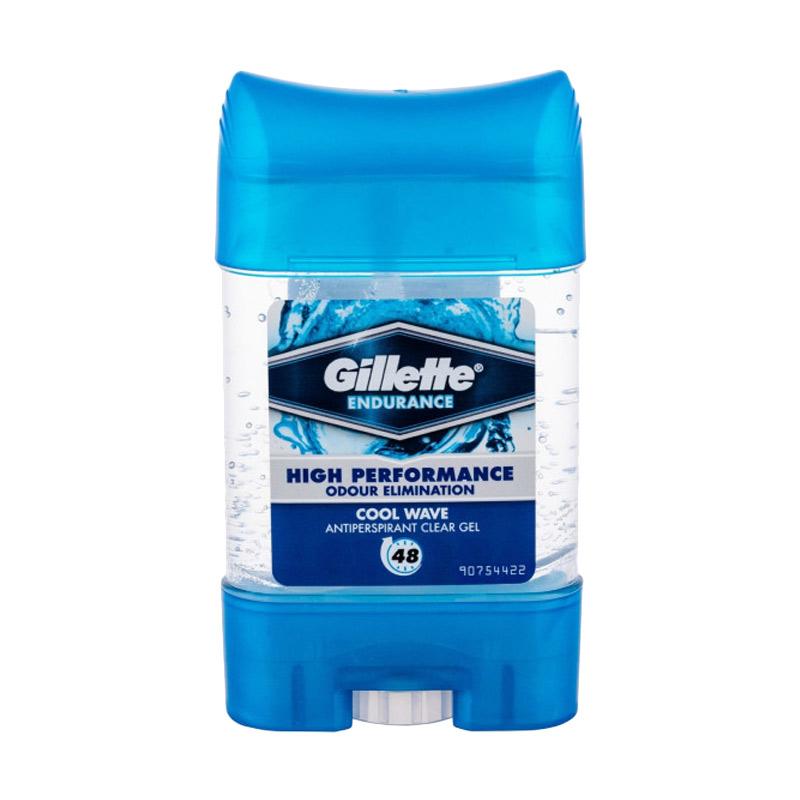 Jual Gillette Endurance High Performance Cool Wave Clear Gel Deodorant