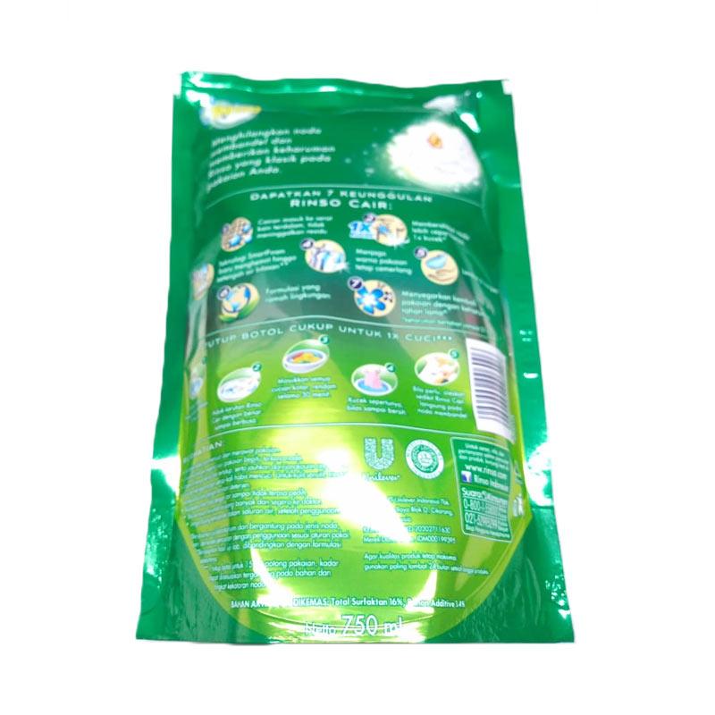 Promo Unilever Rinso Classic Fresh Deterjen Cair [750 Ml] Diskon 22% Di ...