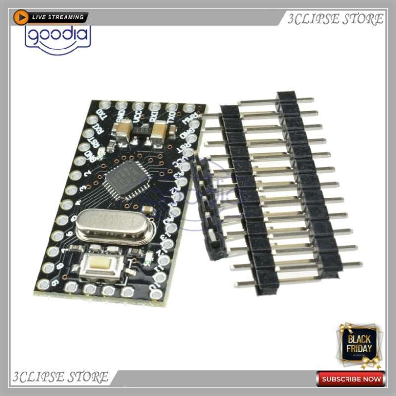 Promo Arduino Pro Mini Module Atmega168 5V 16Mhz For Arduino Diskon 22% ...