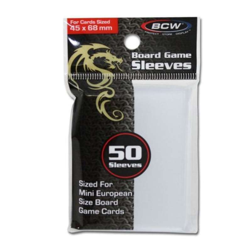 Jual BCW Board Game Sleeves 50's Mini European di Seller LatestBuy