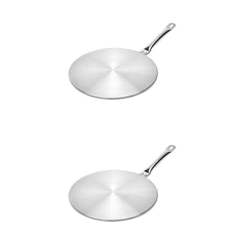 Promo 2pcs Induction Adapter Heat Diffuser Converter Hob Adapter Plate