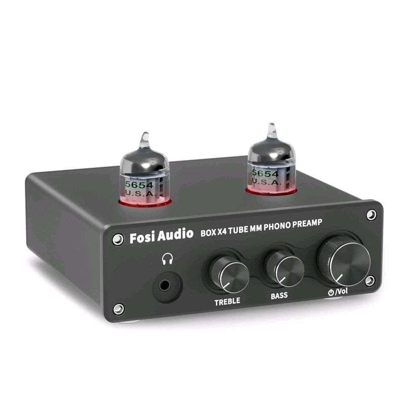 Jual Fosi Audio Phono Preamp & Headphone Amplifier with JAN 5654W