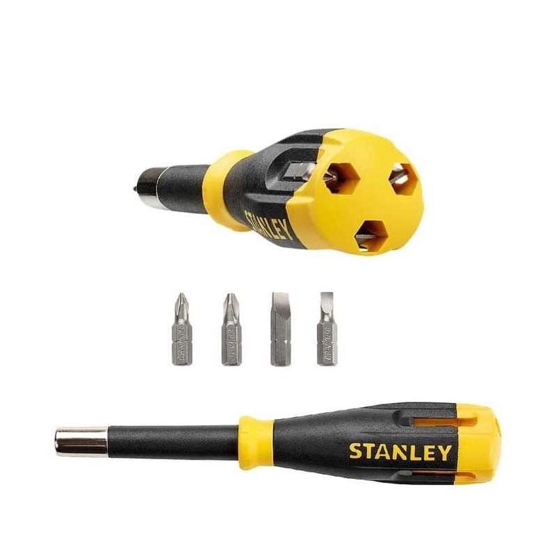 Jual Stanley STMT68107 Fiberglass MultiBit Screwdriver di Seller Black