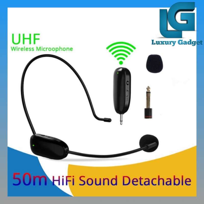 Promo Headset Mic Wireless Terbaik Yang Bagus Microphone Murah Call